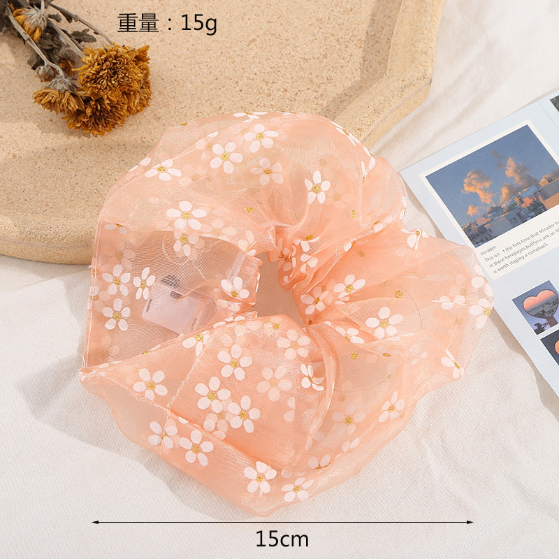 Wholesale LED Floral Tulle Hair Ties