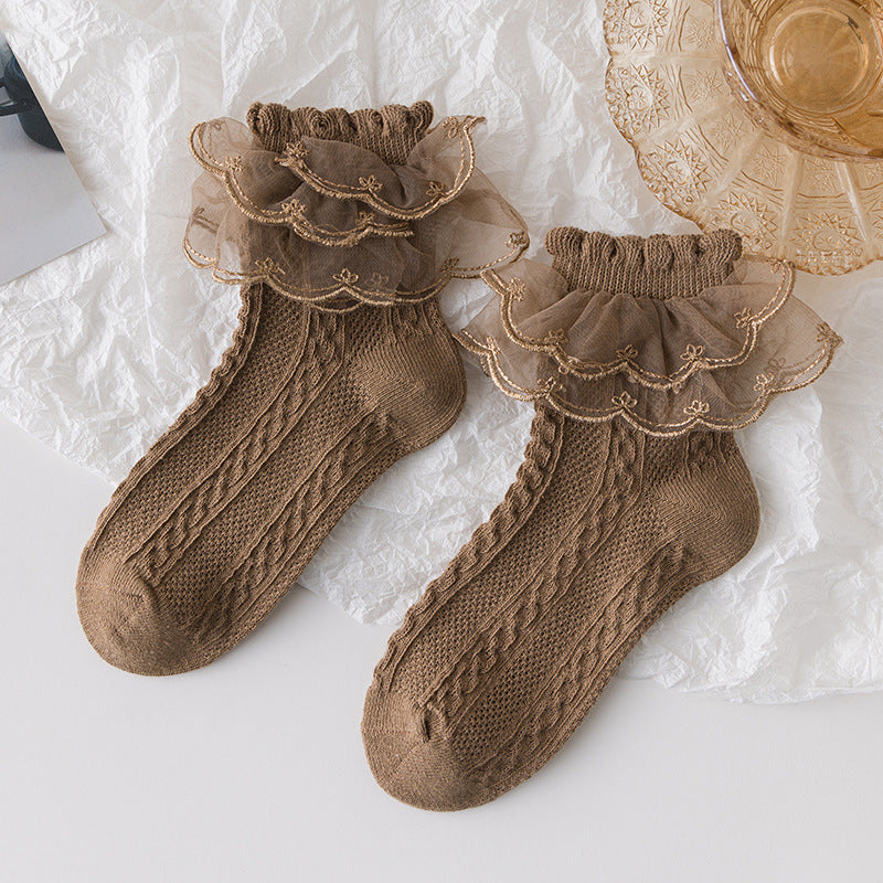 Calcetines finos de algodón puro para niños al por mayor