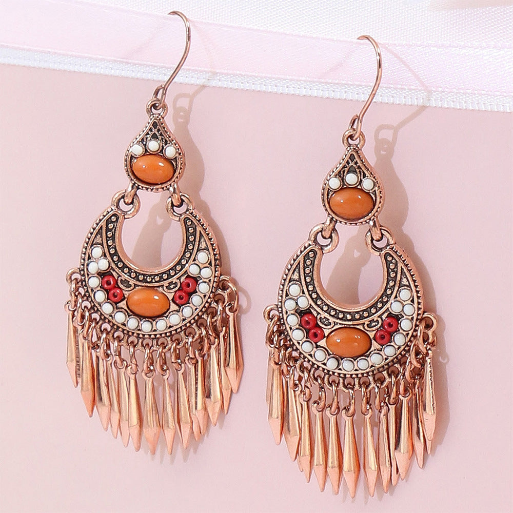 Wholesale Bohemian Vintage Alloy Earrings