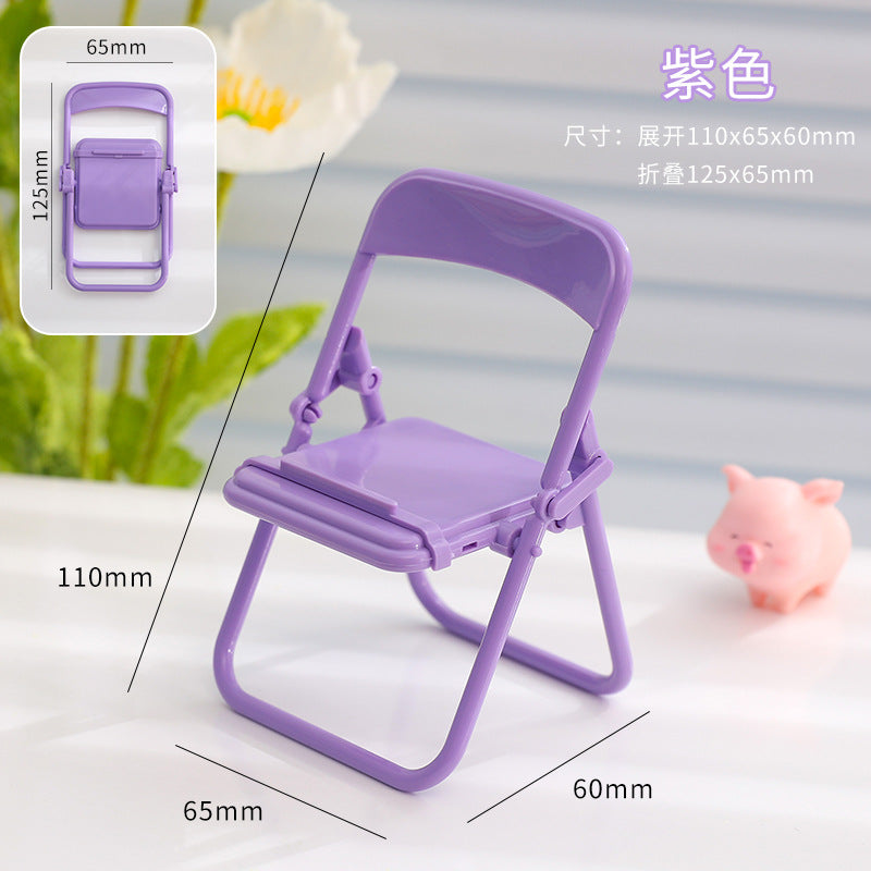 Wholesale Chair Mobile Phone Holder Foldable Portable 10pcs