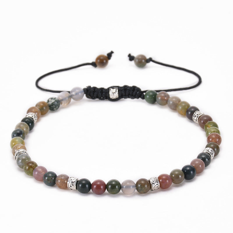 Wholesale Colorful Natural Stone Yoga Bracelet