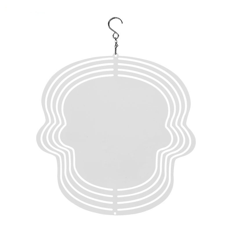 Wholesale DIY Double Sided White Aluminum Wind Chimes