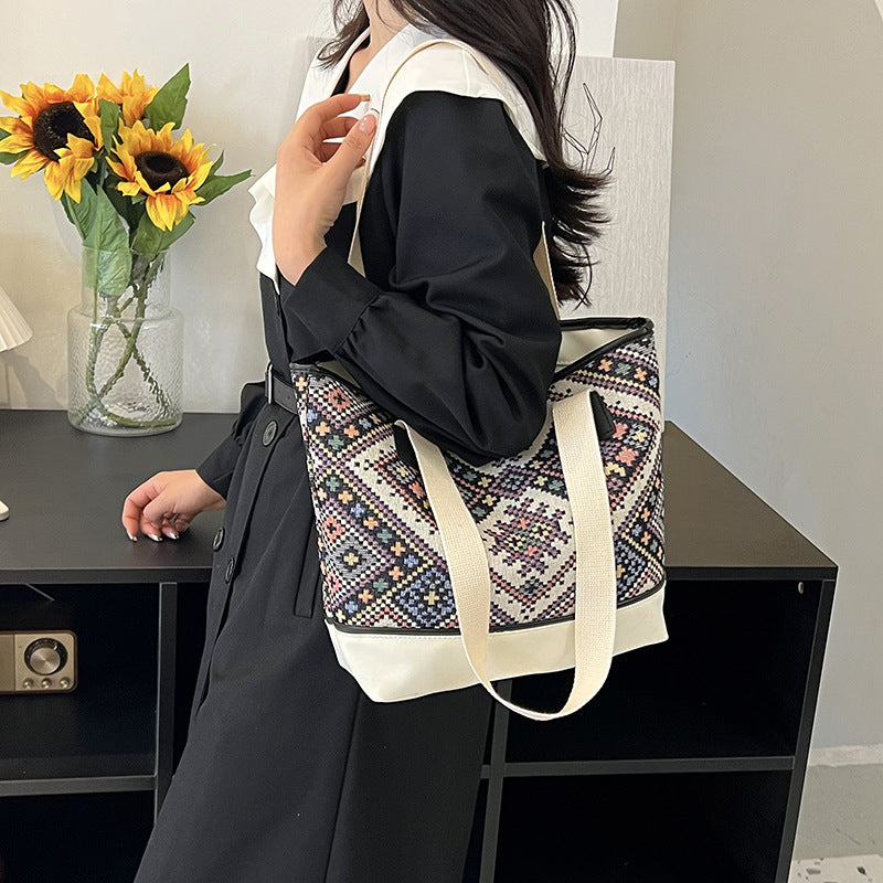 Bolso De Lona Estilo Étnico De Poliéster al por mayor