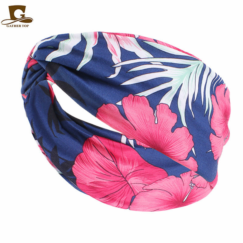 Wholesale Idyllic Printed Cloth Headband