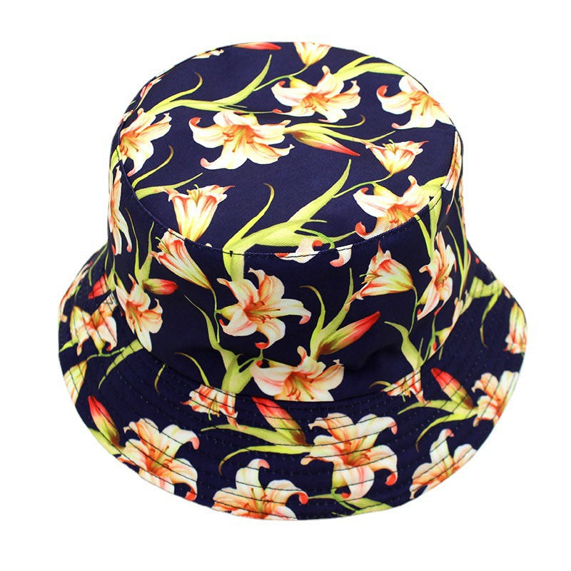 Wholesale Cotton Polyester Plant Printing Pattern Fisherman Hat