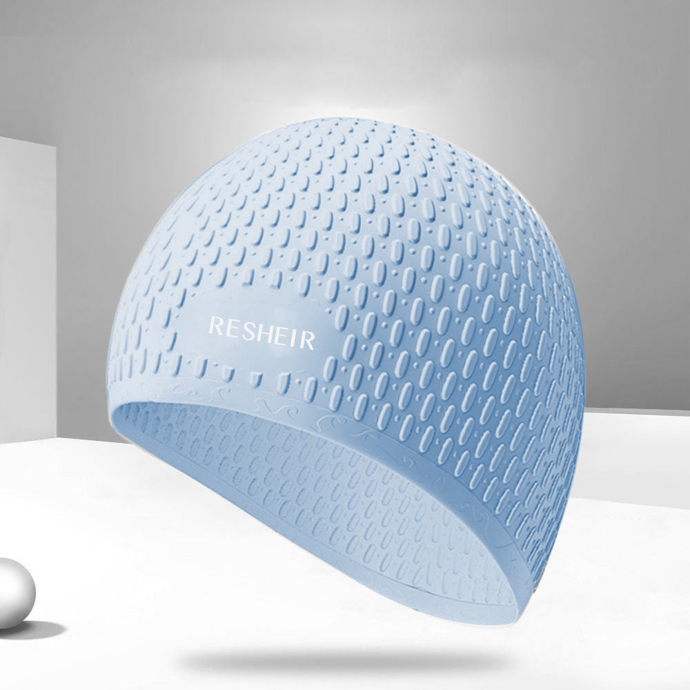 Wholesale Plus Size Bubble Silicone Swim Cap Swimwear