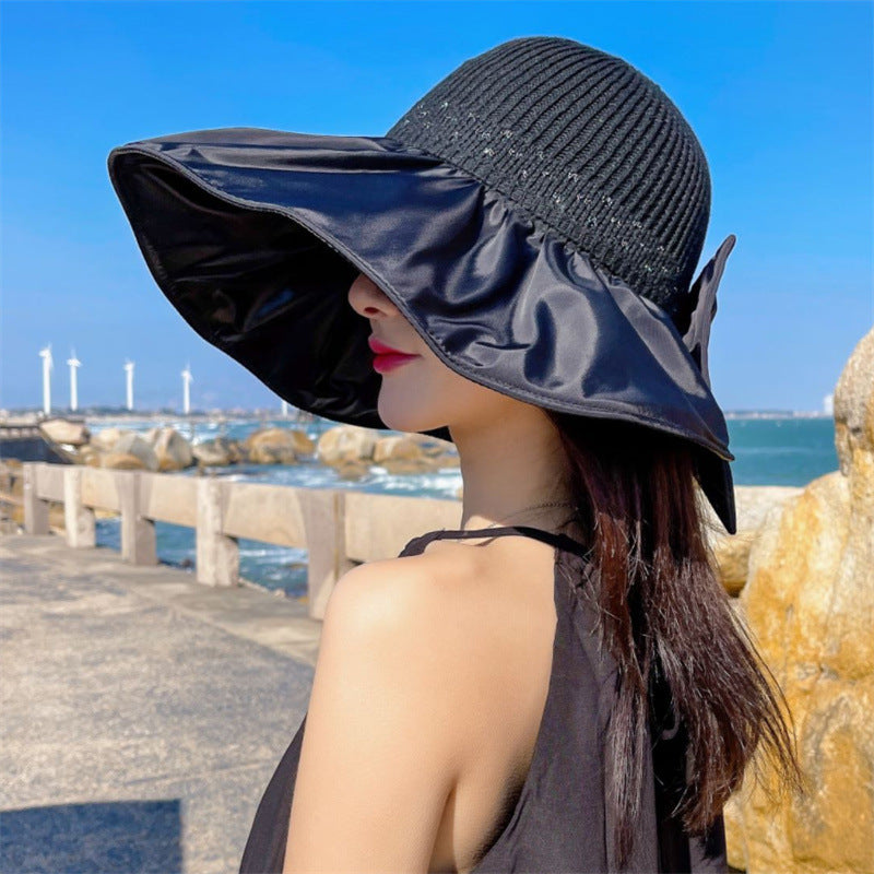 Wholesale Foldable Large Brim Cotton Bucket Hat