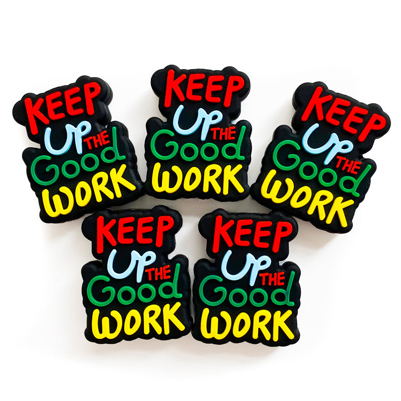 Wholesale 10pcs Baby Dental Grinding Food Silicone DIY Focal beads