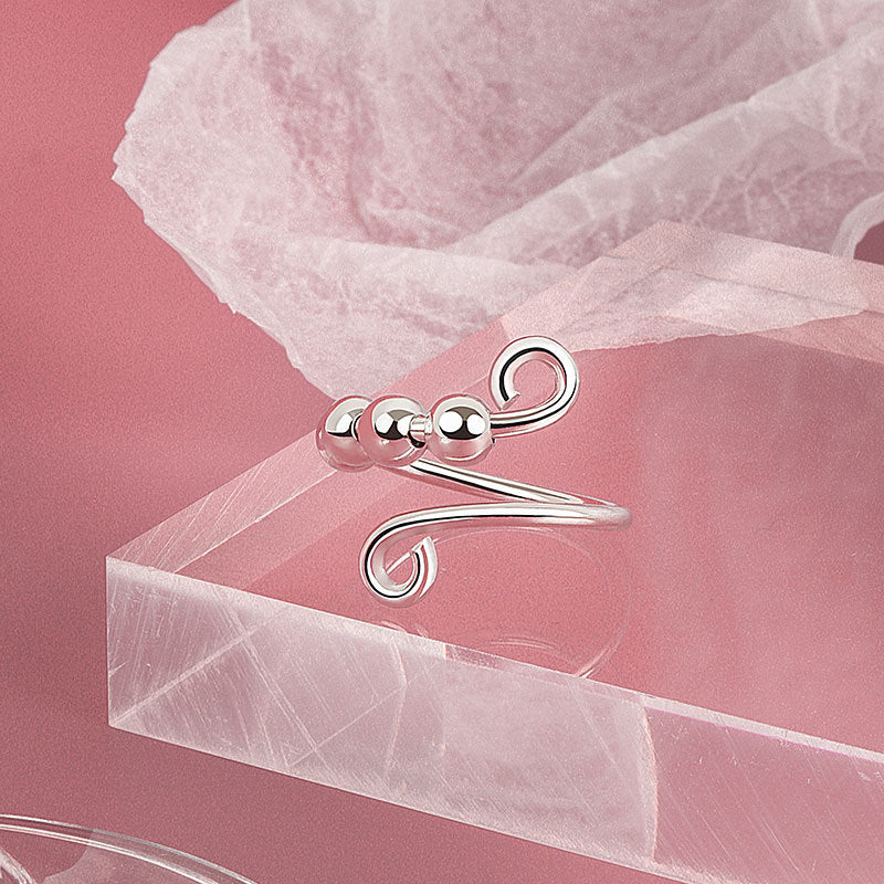 Wholesale Anti Stress Copper Rotating Adjustable Rings