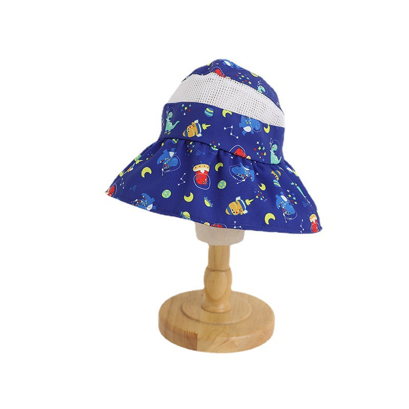 Wholesale Cotton Children's Large Brim Empty Top Hat