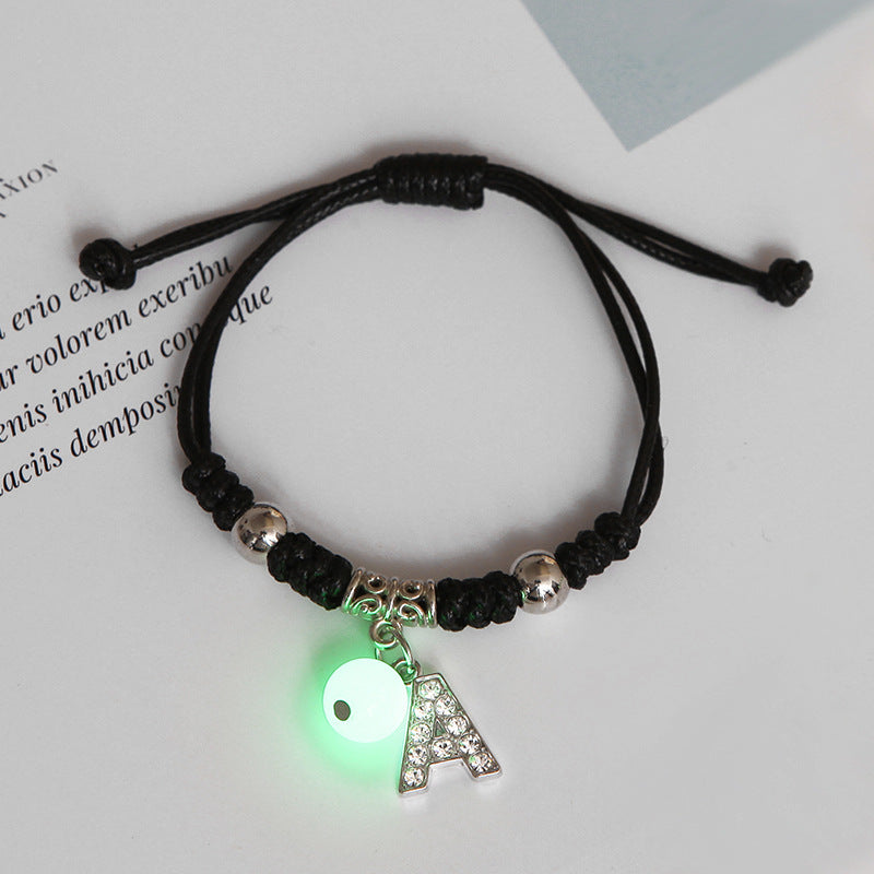 Pulsera Luminosa De Alfabeto Inglés De Aleación al por mayor
