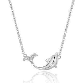 Wholesale Rose Gold Dolphin Alloy Necklaces