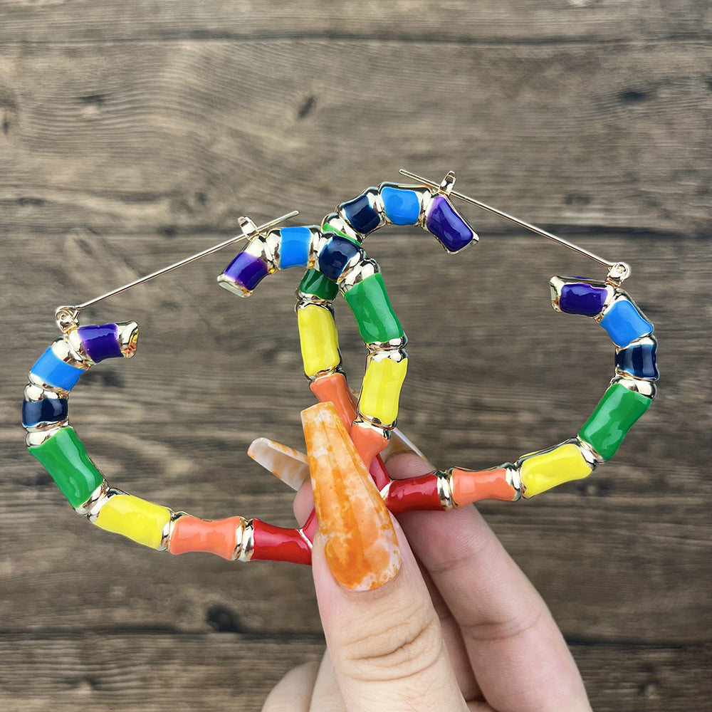 Pendientes al por mayor de aleación de chocolate