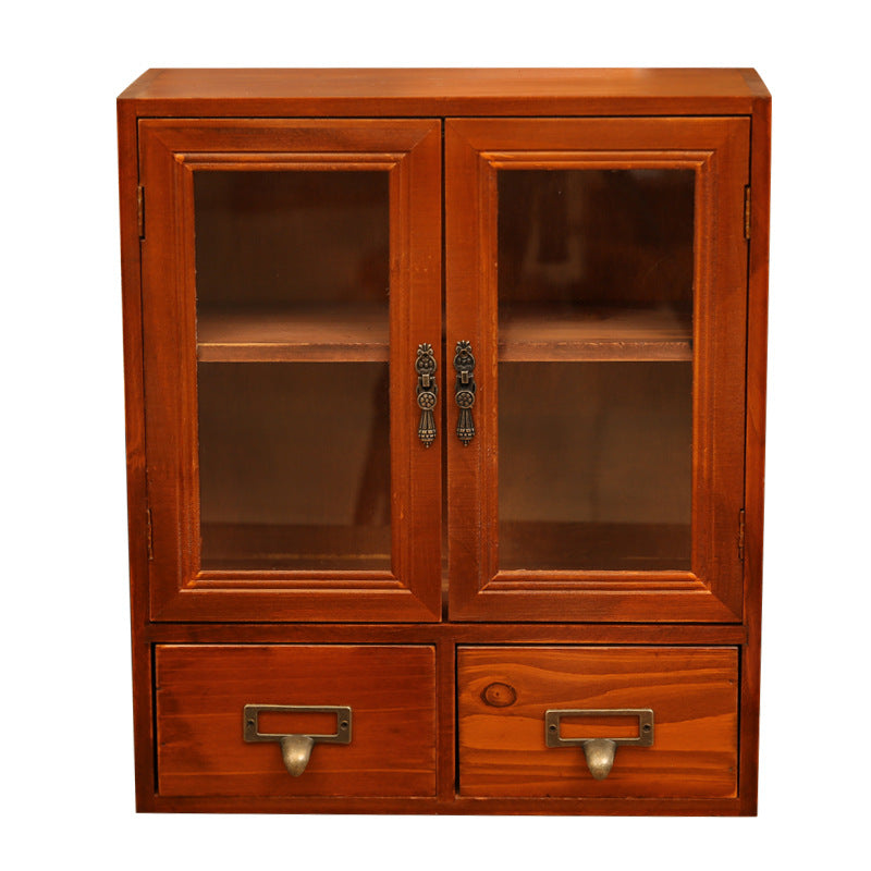 Wholesale Wooden Multi-layer Sundry Organizer with Drawers Cabinet