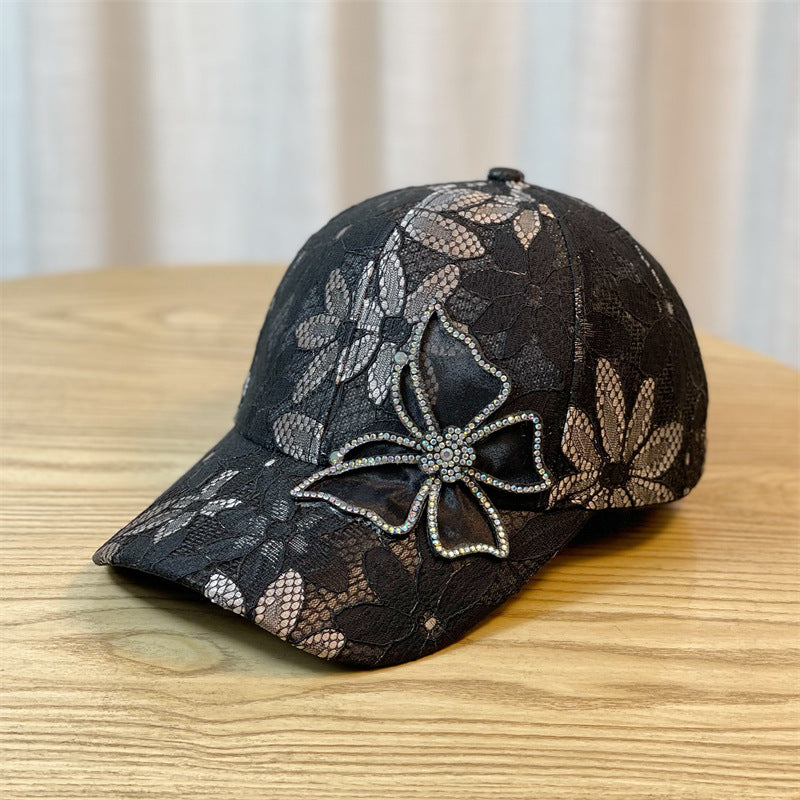 Wholesale Polyester Lace Thin Baseball Cap