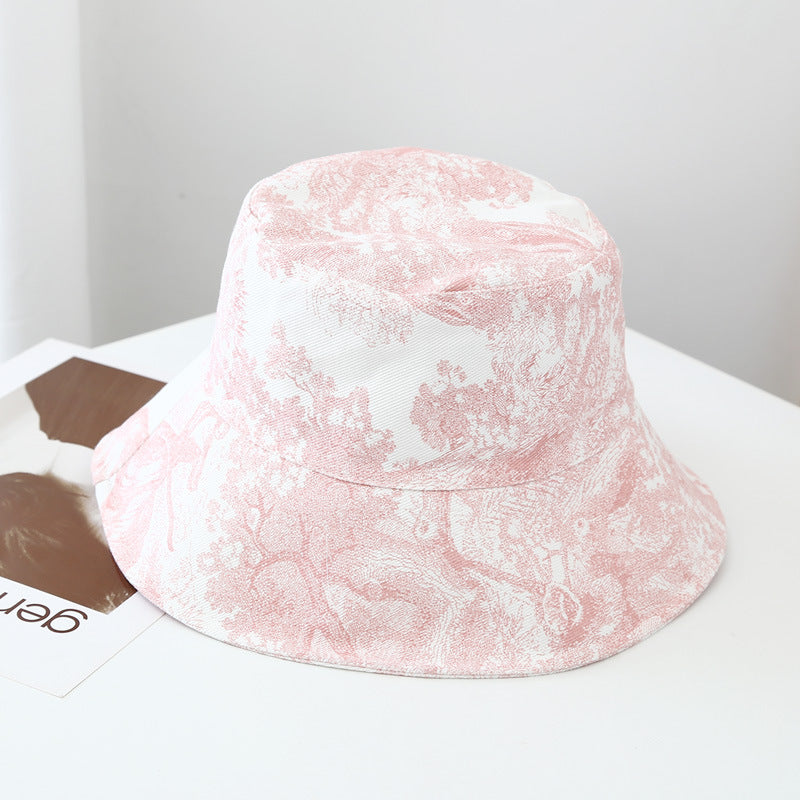 Sombrero de patrón de patrón de tinte de tinta de algodón al por mayor de algodón