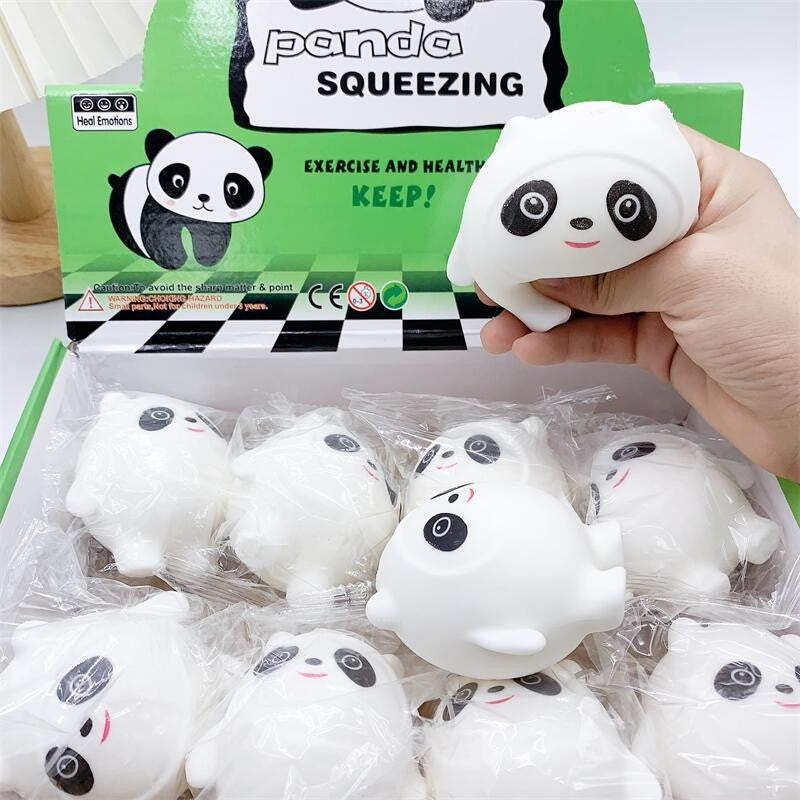 Wholesale 12pcs/box Halloween Decompression Squirrel Squeeze Cup Decompression Vinyl Toy