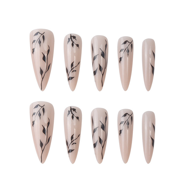 Wholesale Pointed Nail Simple Leaf Manicure Glue