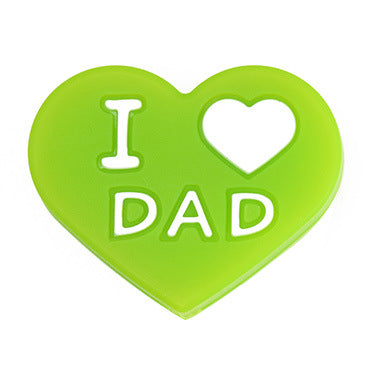 Venta al por mayor 50 piezas de cuentas de silicona de corazón de 17mm