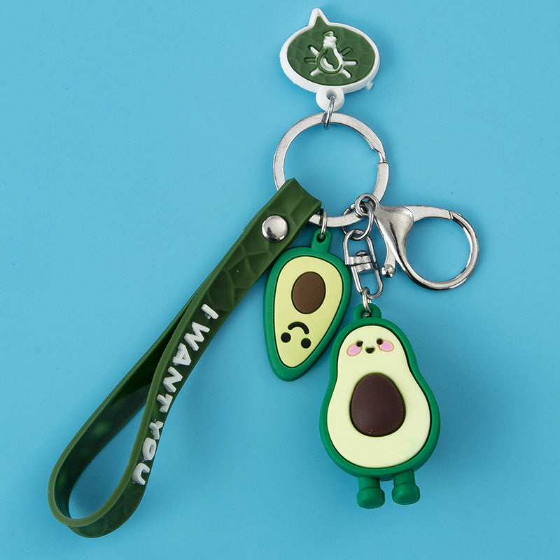 Wholesale PVC Avocado Keychain