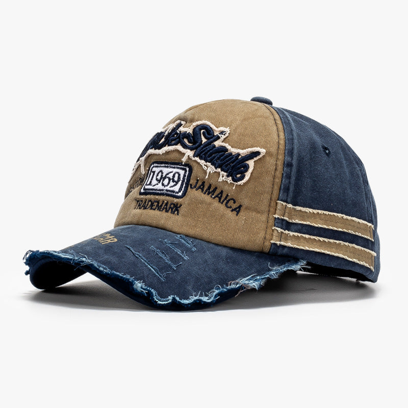 Wholesale Three-dimensional Embroidery Cotton Peaked Cap