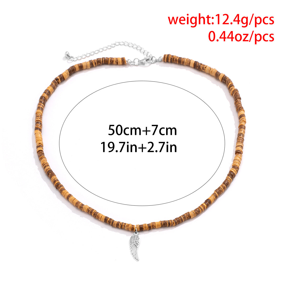 Wholesale Bohemian Wood Bead Stitching Necklace Necklaces
