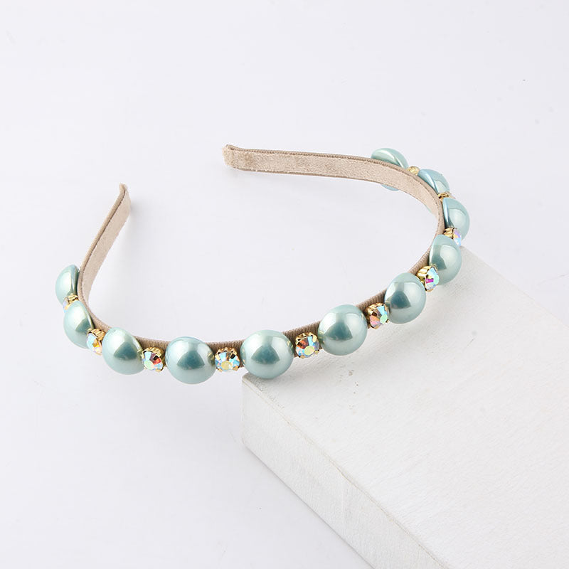 Wholesale Plastic Small Pattern Pearl Hair Bands