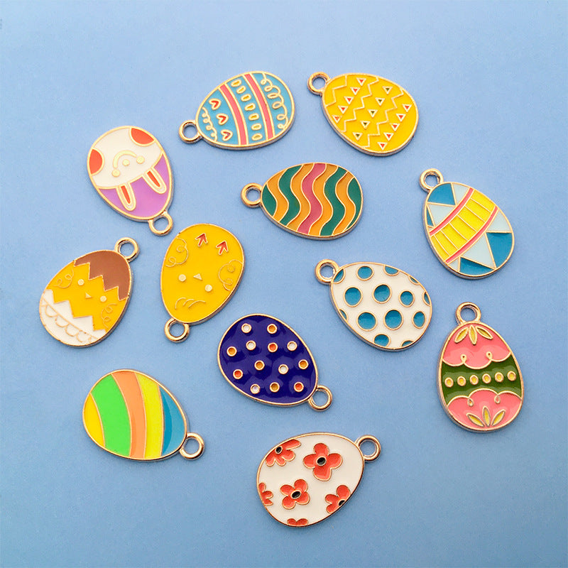 Wholesale Alloy Easter Egg Charm