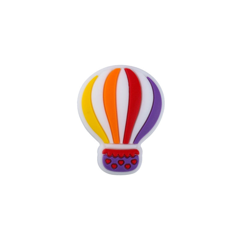 Wholesale 3pcs Silicone Colorful Hot Air Balloon Beads 2.3×2.9CM