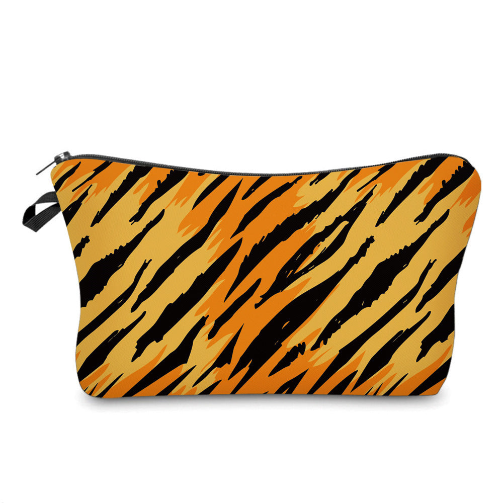 Wholesale Polyester Cow Print Animal Print Cosmetic Bag