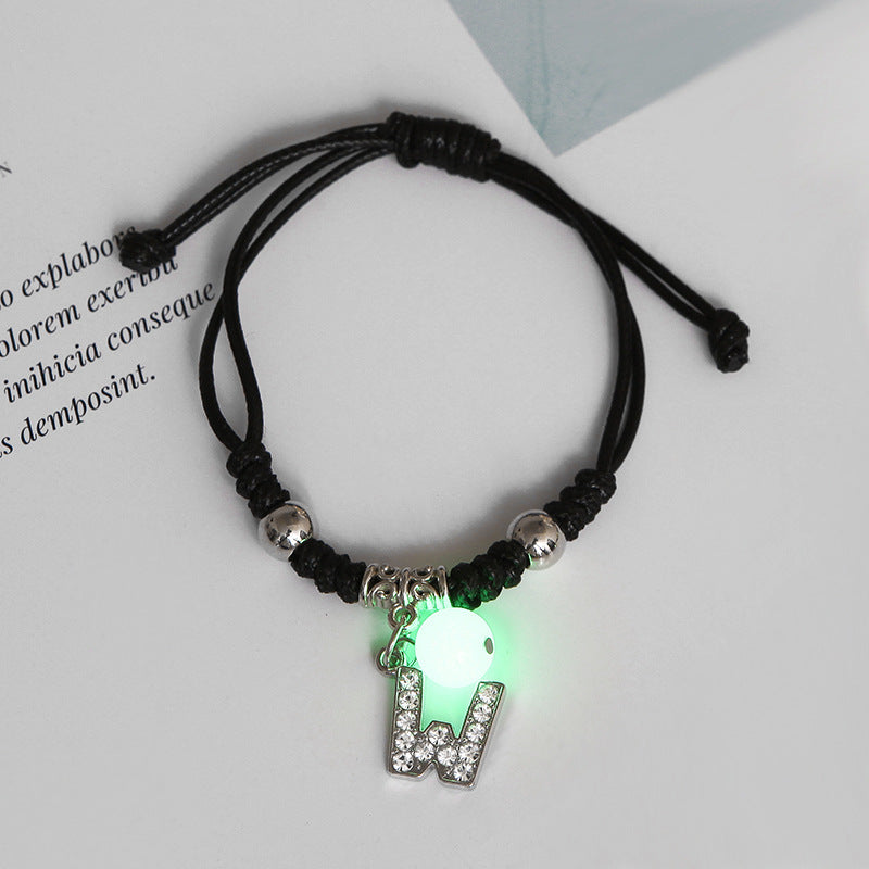 Pulsera Luminosa De Alfabeto Inglés De Aleación al por mayor