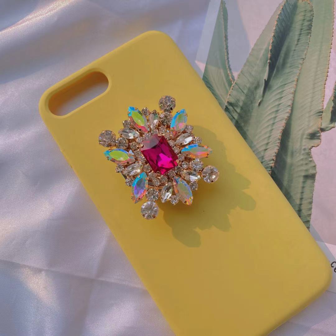 Soporte colorido al por mayor del teléfono móvil de la bolsa de aire del diamante