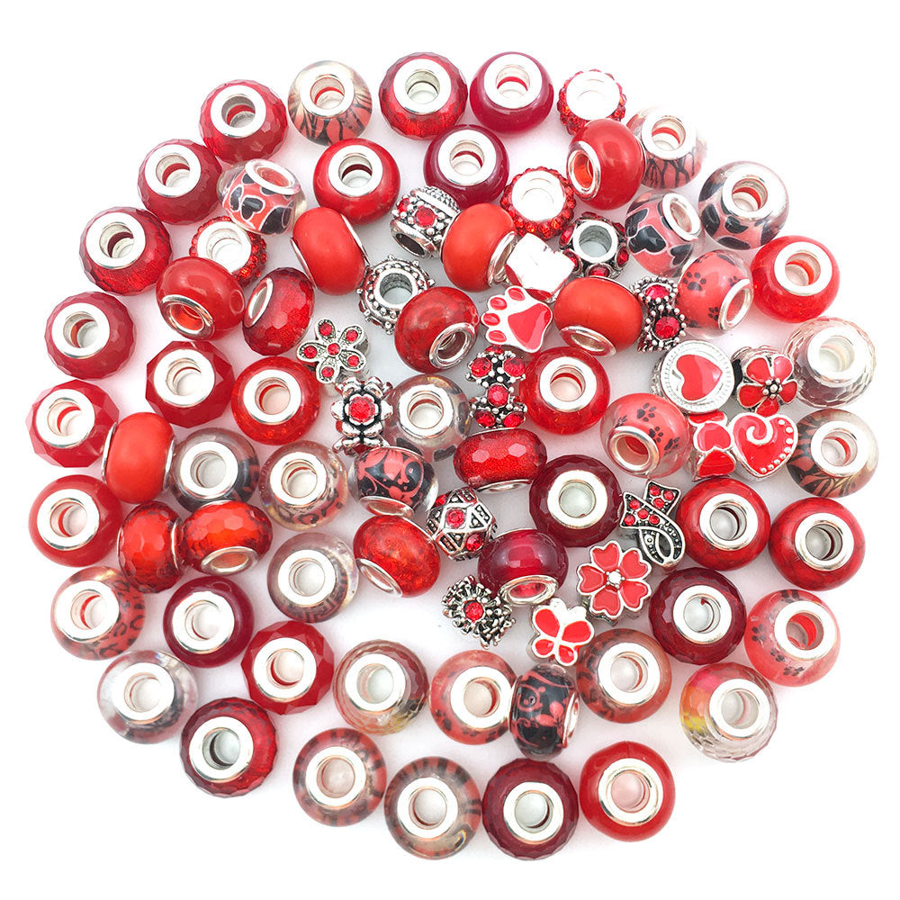 Wholesale 80PCS/Pack Alloy Point Drill Beads 10mm Bracelet Accessories