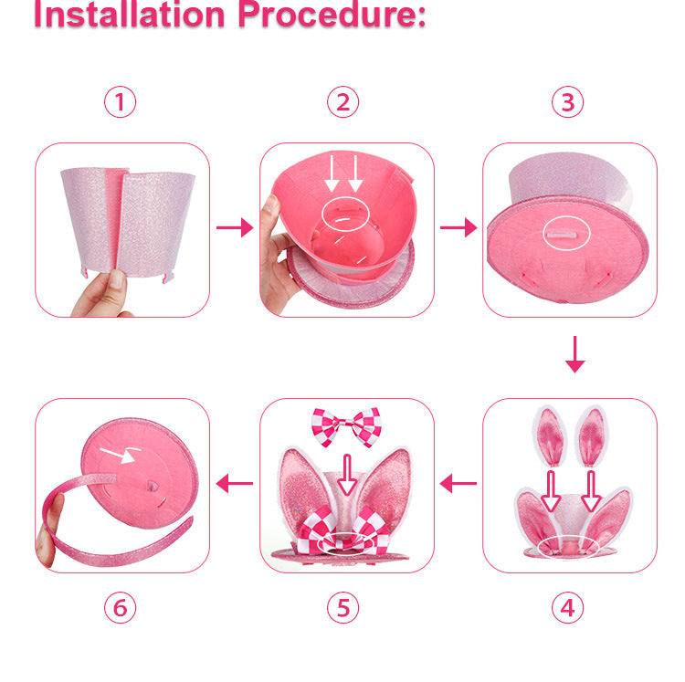 Wholesale Easter Bunny Headband Party Decoration