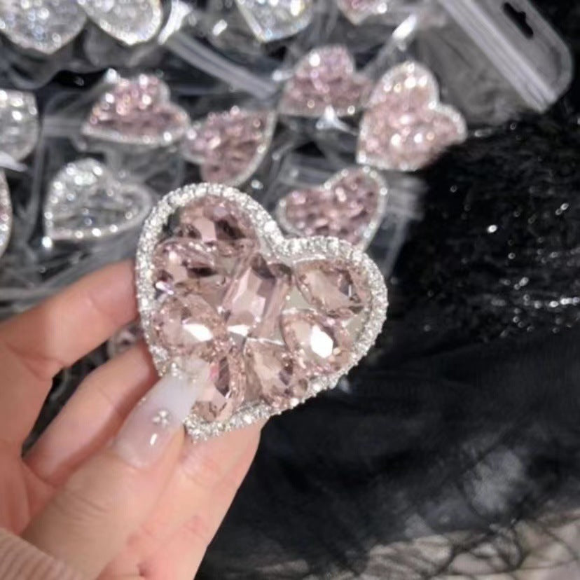 Wholesale Pink Diamond Plastic Phone Holder