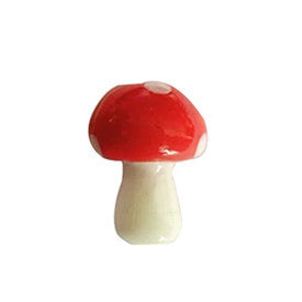 Wholesale 500PCS Colorful Glass Mushroom Beads 10mm*13mm