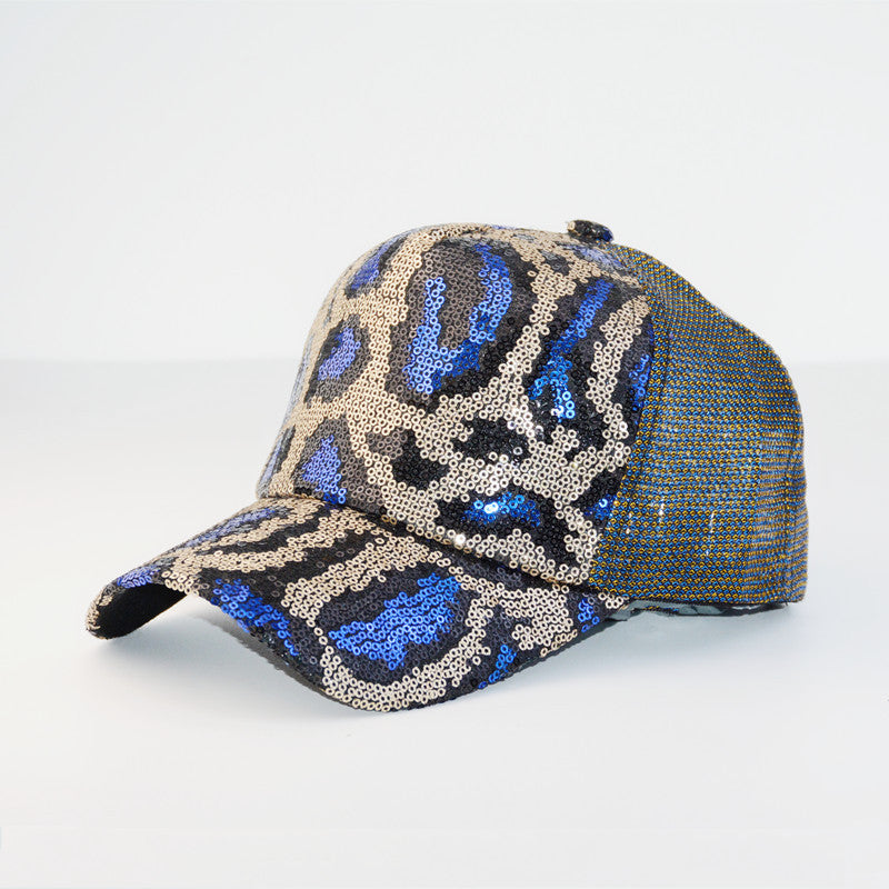 Wholesale Cotton Sequin Casual Sunscreen Baseball Cap