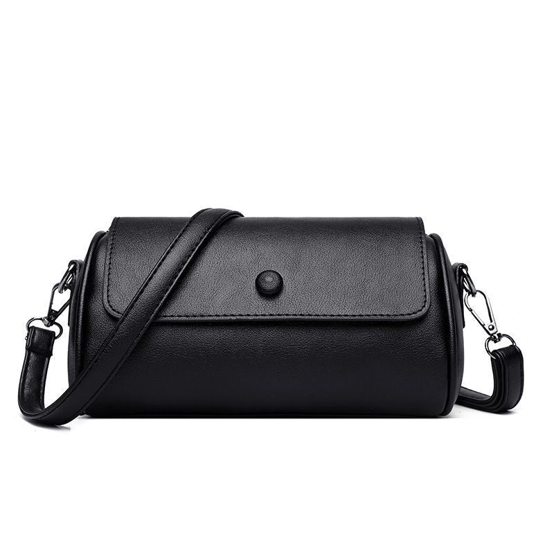 Wholesale Cylindrical Versatile PU Shoulder Crossbody Bag