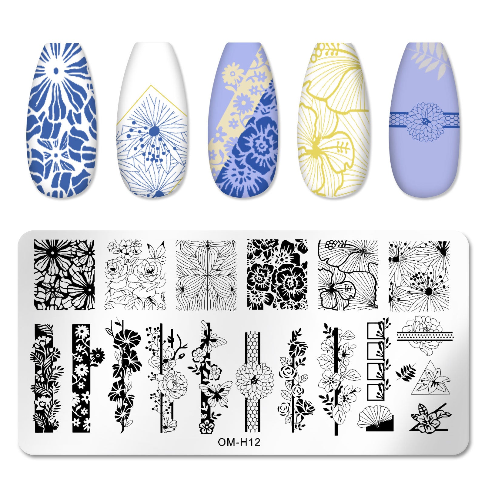 Wholesale Nail Stickers Stainless Steel Stamping Stencils