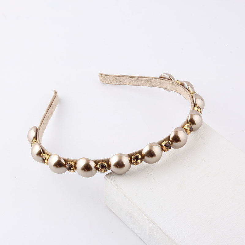 Wholesale Plastic Small Pattern Pearl Hair Bands