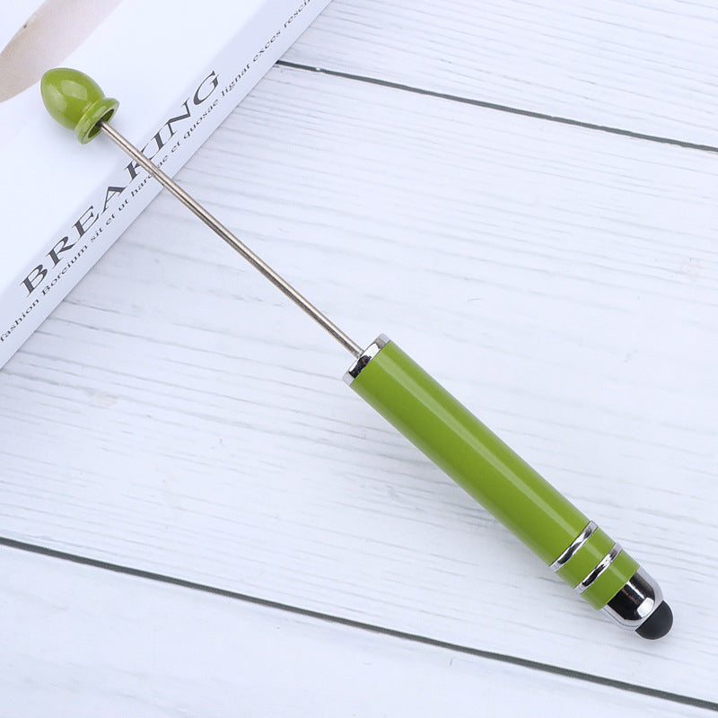 Wholesale Beadable Pnes Colorful Gradient Stylus Pen DIY Plastic Pen