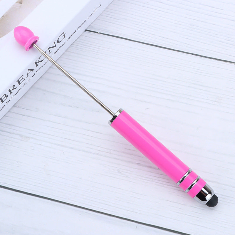 Wholesale Beadable Pnes Colorful Gradient Stylus Pen DIY Plastic Pen