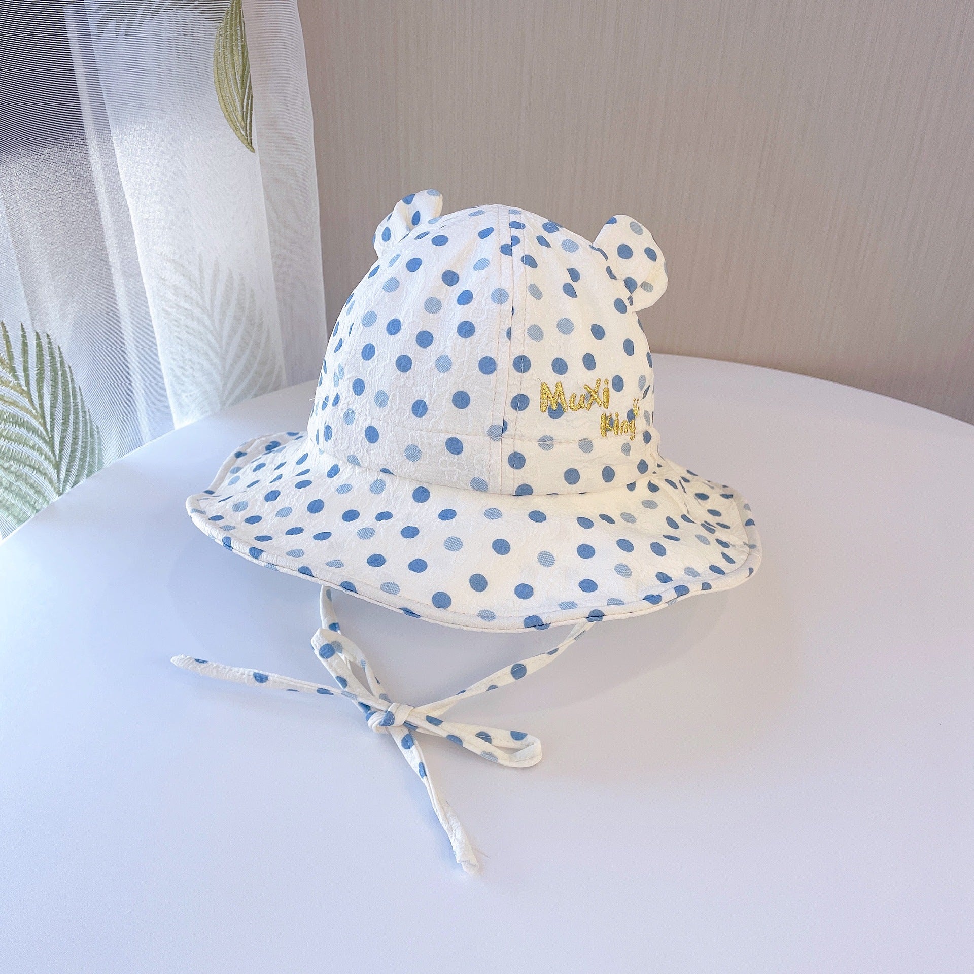 Sume de verano de verano al por mayor Sombrero de cubo de lana para niños con borde grande