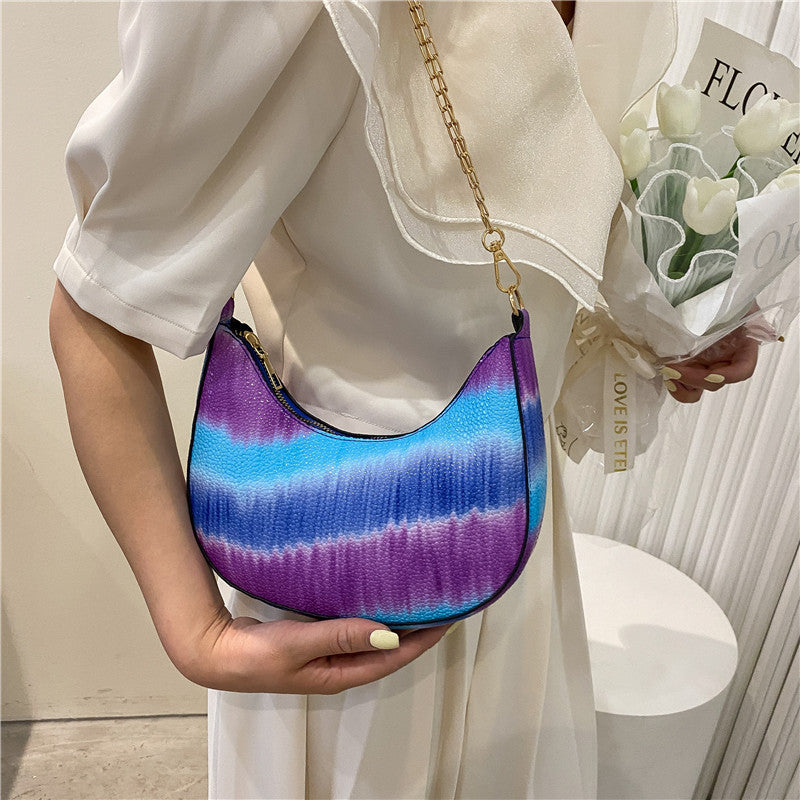 Venta al por mayor Bolsa de sillín de hombro de PU casual