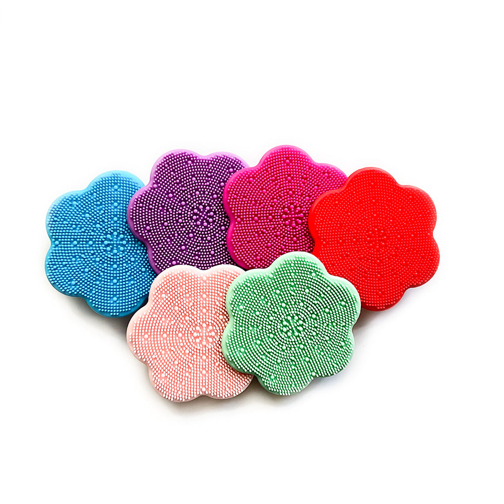 Belleza de silicona de limpieza de masajes en forma de flores al por mayor 10pcs