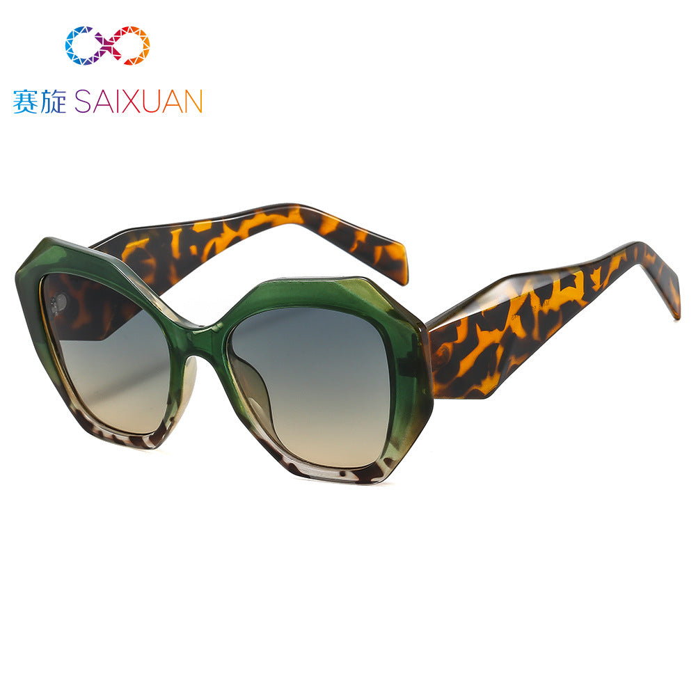 Wholesale PC Shaped Large Frame Sunglasses