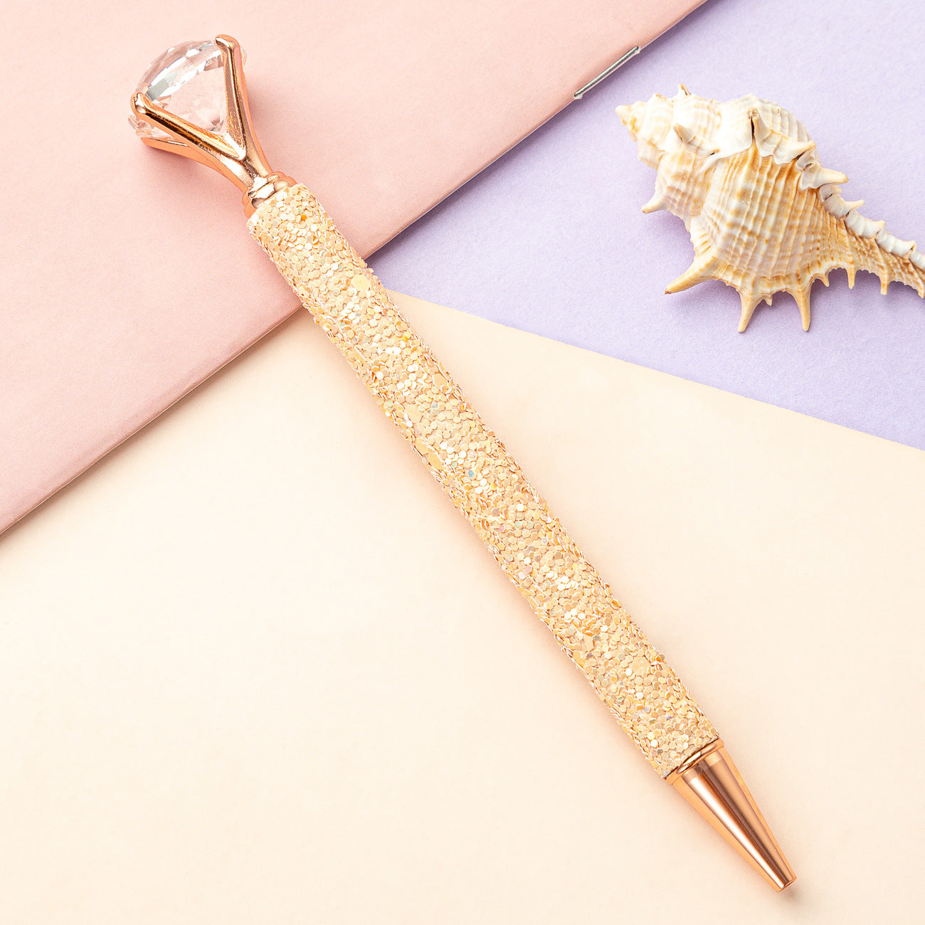 Wholesale Metal Multicolor Sequin Ballpoint Pen