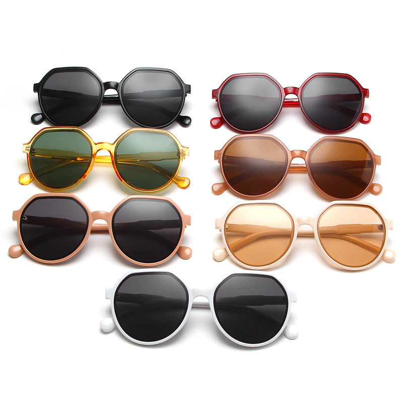 Wholesale PC Large Frame Candy Color Cat Eye Sunglasses