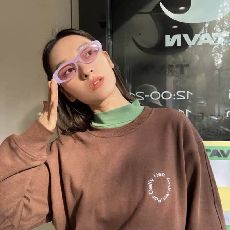 Wholesale PC Oval Cat Eye Frame Men and Women Same Moisturizer