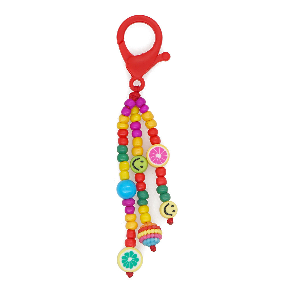 Wholesale Keychains Acrylic Anti-Lost Rice Beads